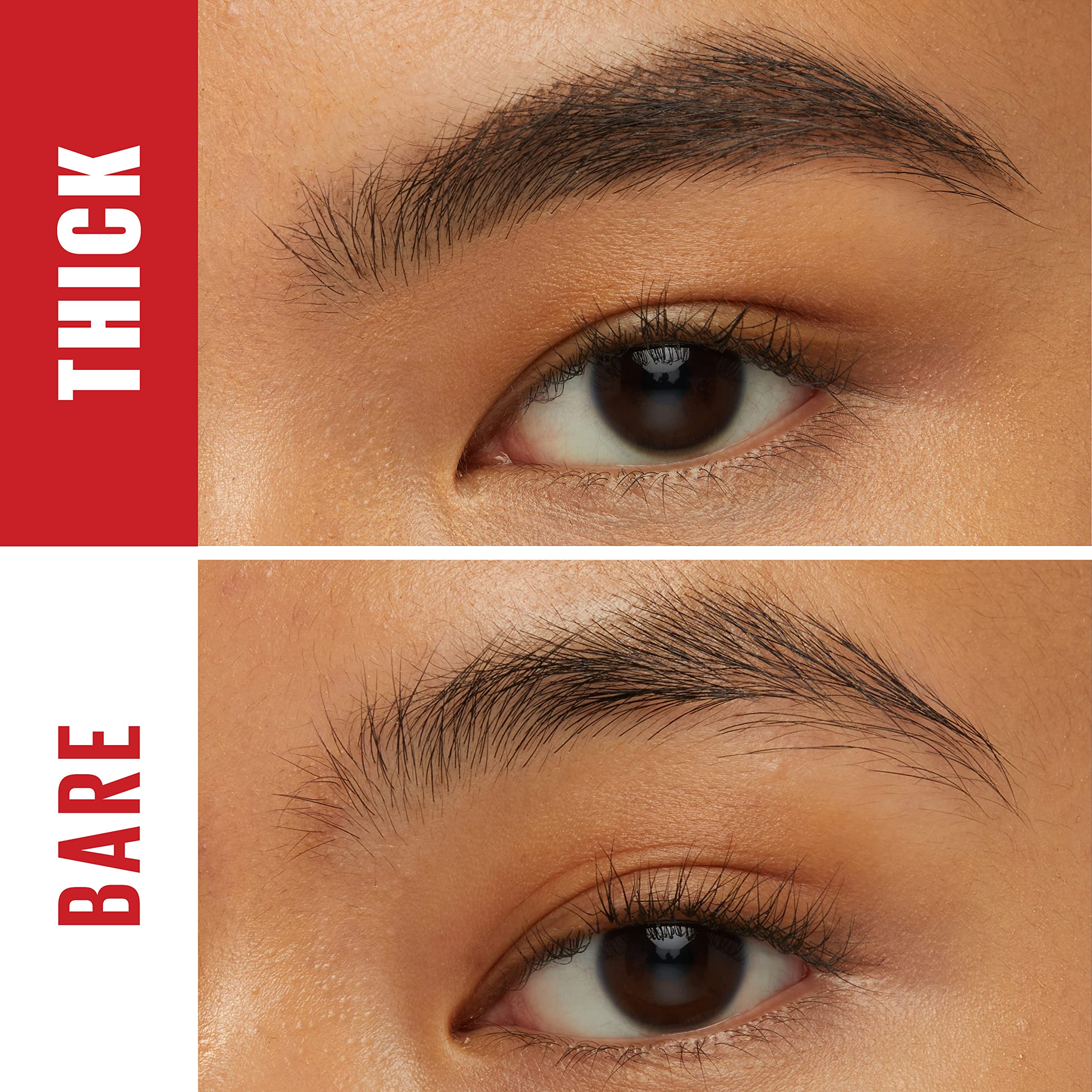 Maybelline applicator closeup showing precise tip for controlled brow shaping