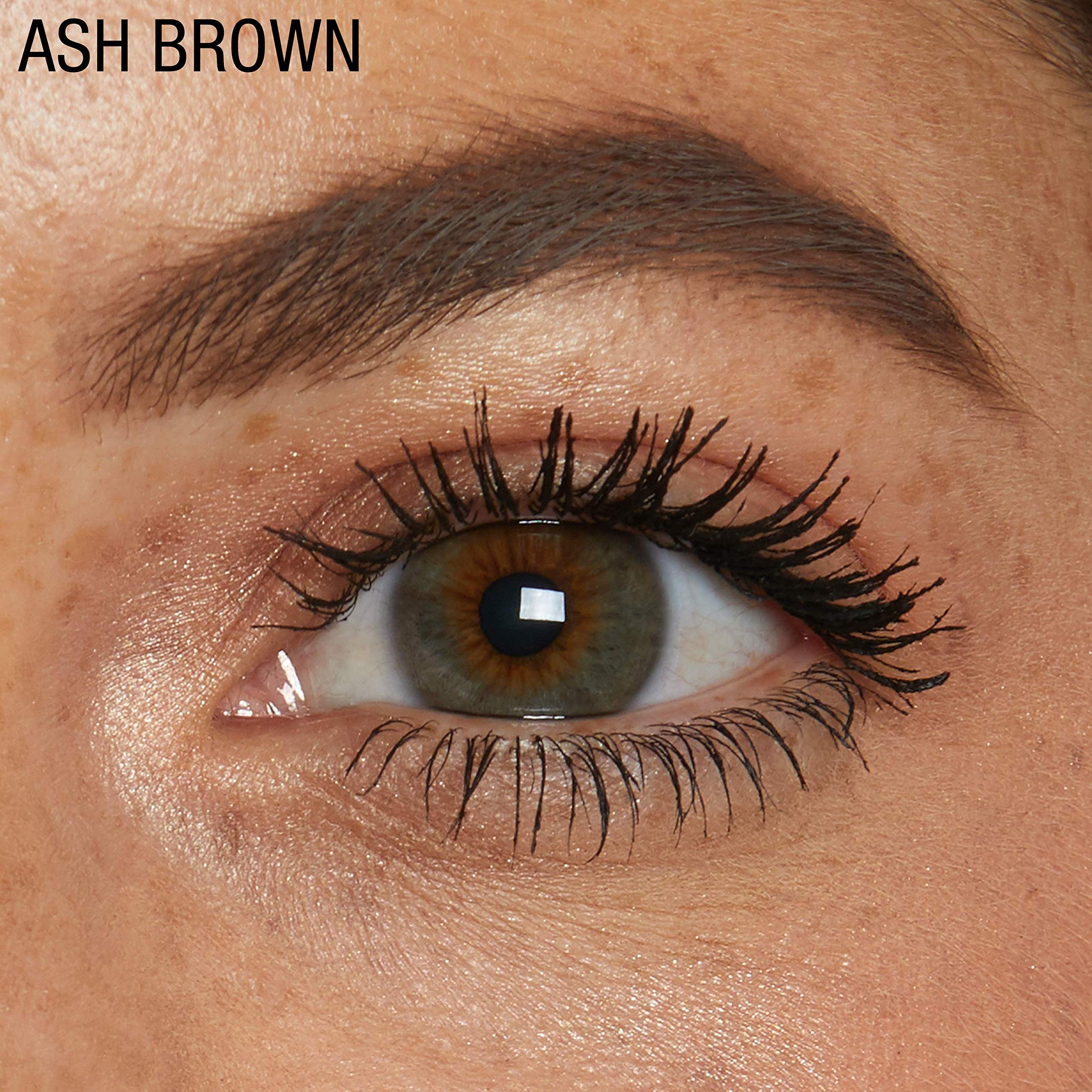 MAYBELLINE Ash Brown swiped on skin showing true-to-tone color payoff