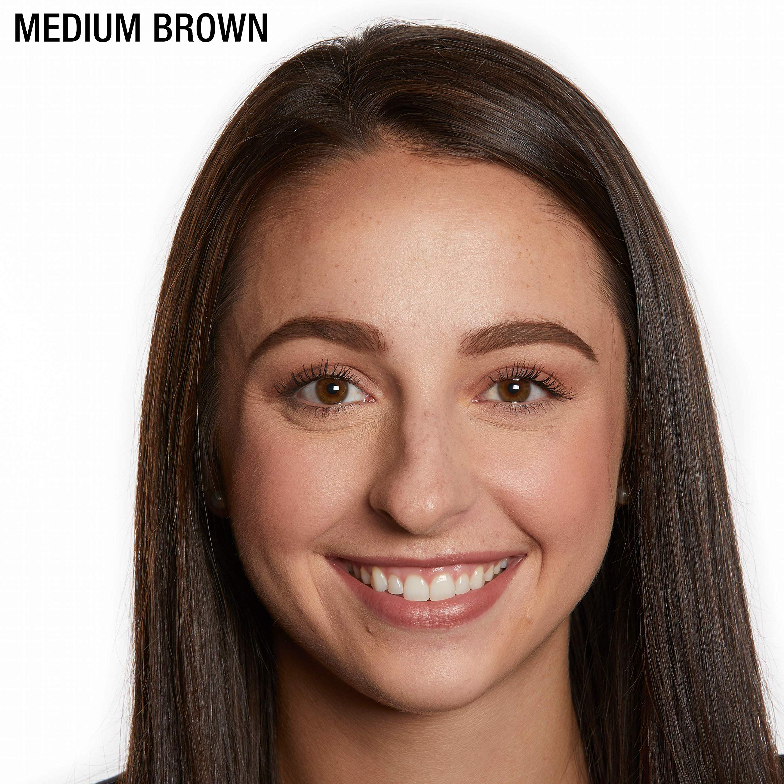 Maybelline before and after eyebrow transformation highlighting fuller, sculpted brows