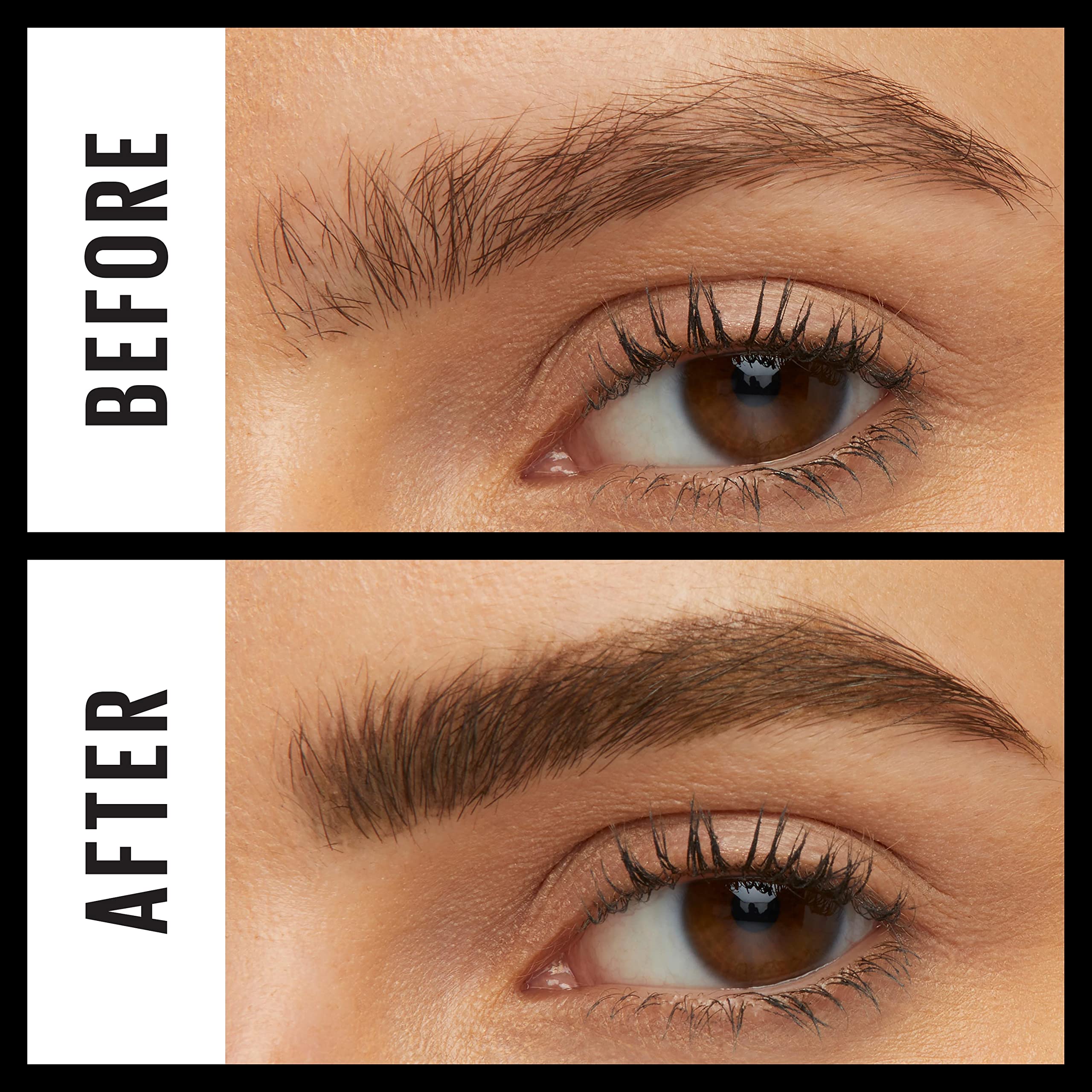 Maybelline TattooStudio ink stroke detail demonstrating natural-looking brow lines