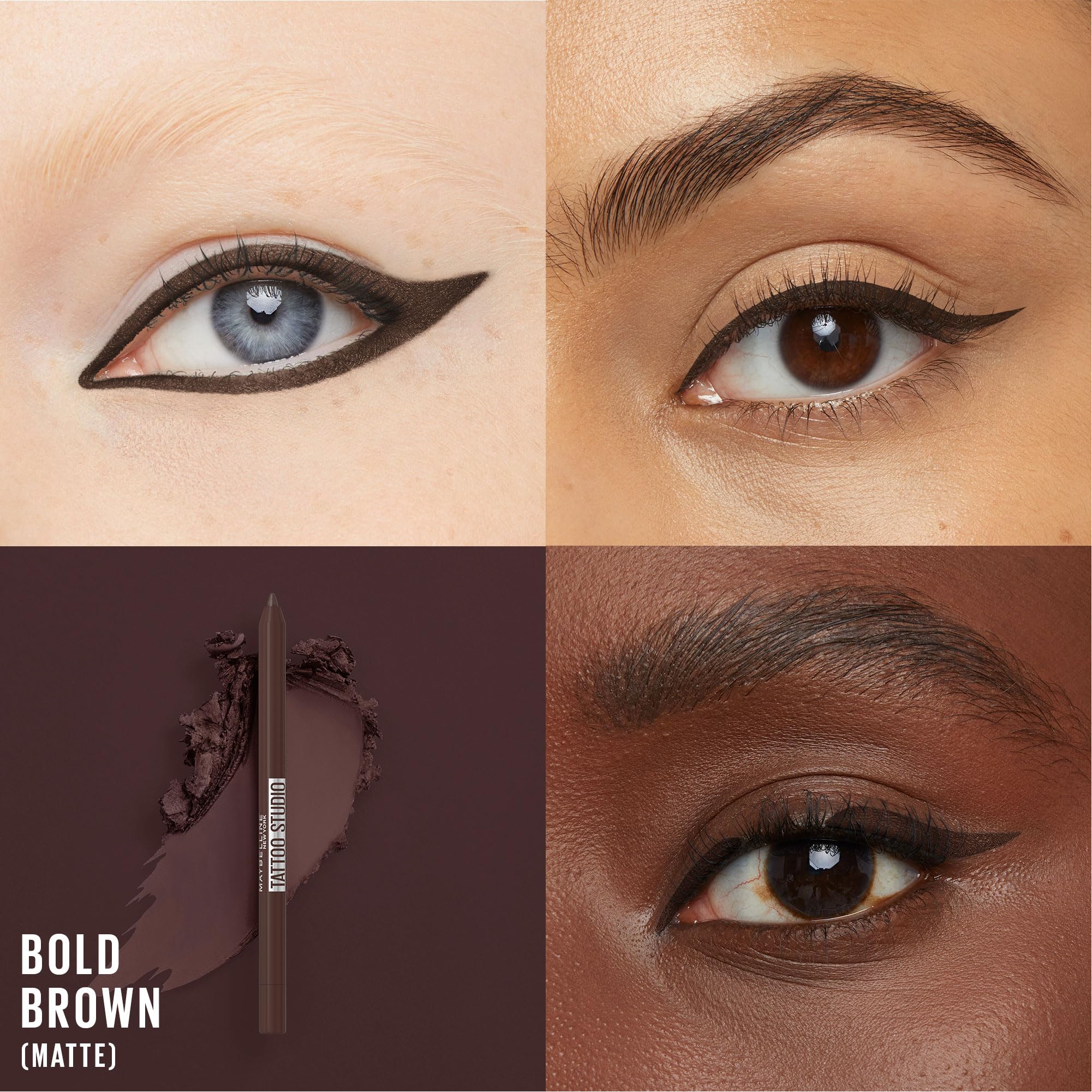 maybelline close-up of sharpened tip for precise lining benefit
