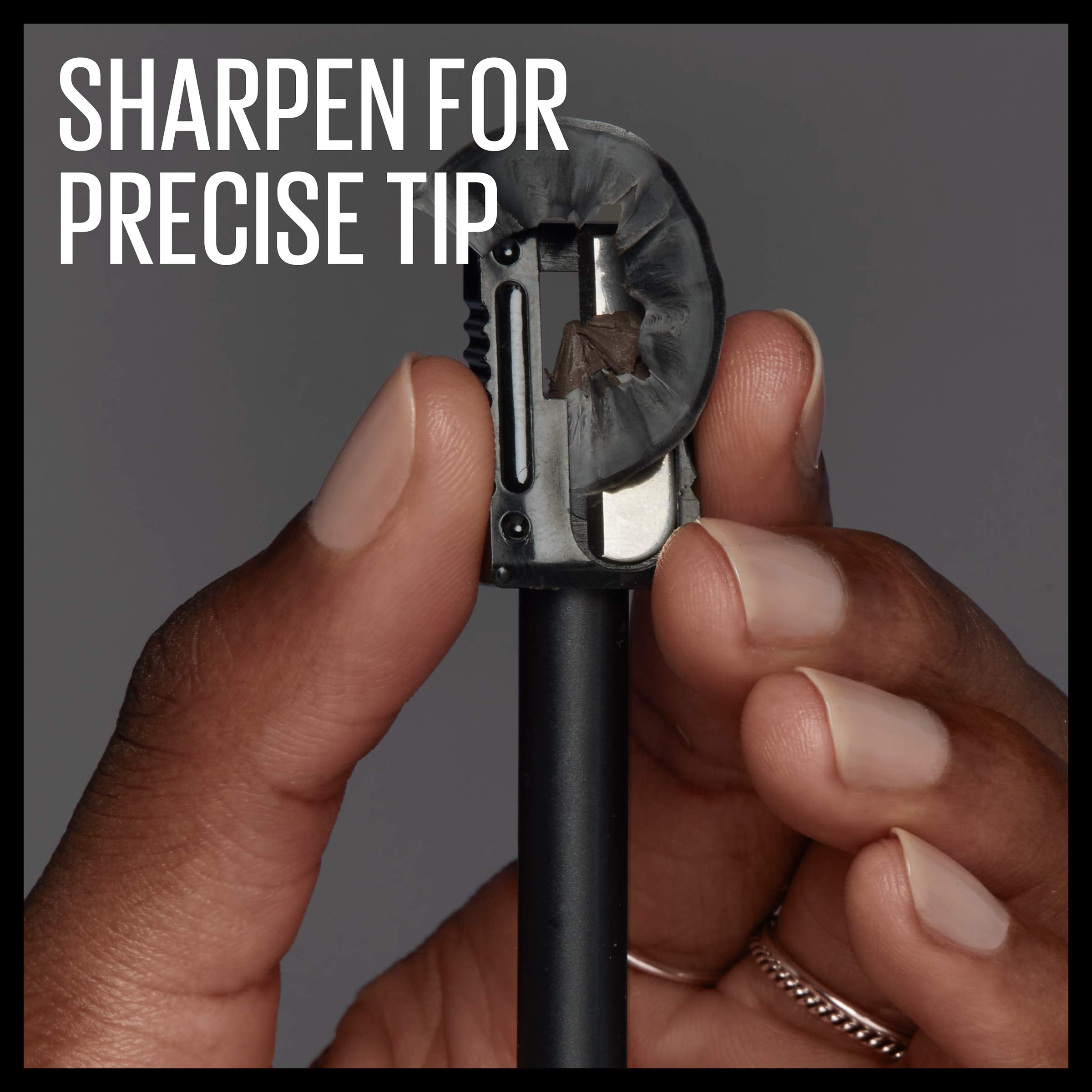 Maybelline spoolie detail showing brush fibers for seamless blending benefit