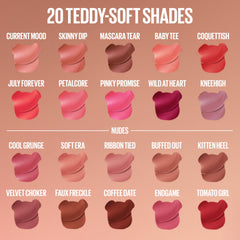 Maybelline July Forever shade swatch showing true-to-tube pigmentation