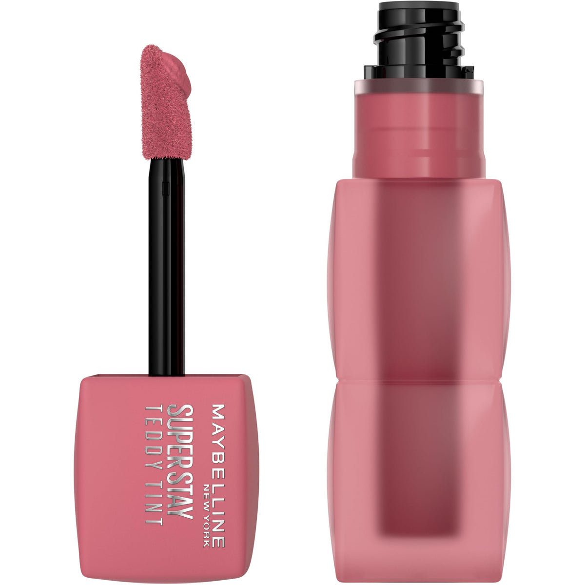 Maybelline bottle front packaging shows Kneehigh shade and sleek tube benefit long wear