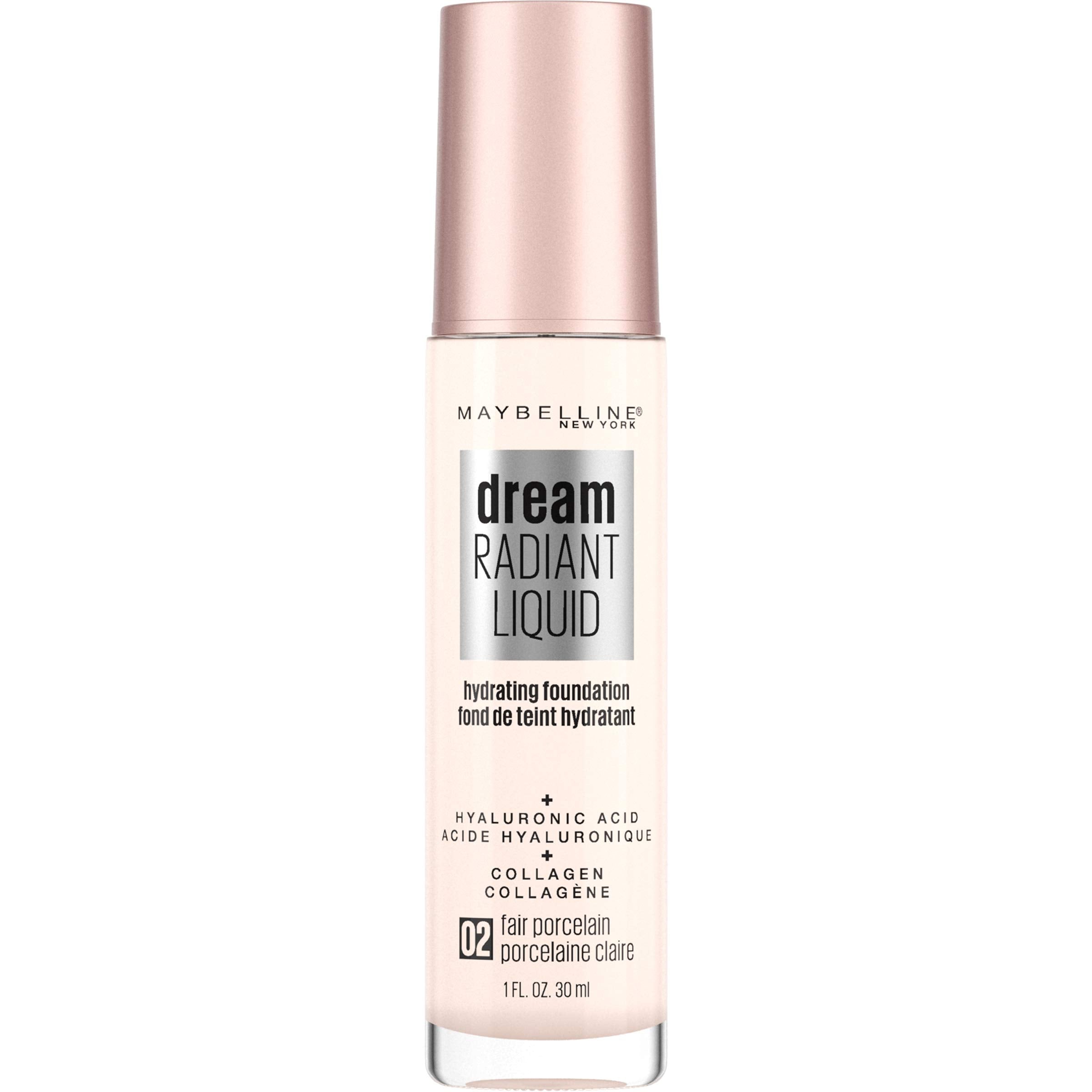 MAYBELLINE texture close-up highlighting creamy liquid and hydrating finish