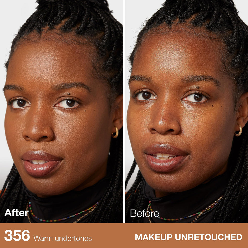 Maybelline texture closeup showing smooth blendable formula benefit