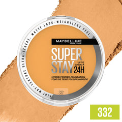 Maybelline powder texture close-up highlighting fine-milled formula for seamless blending