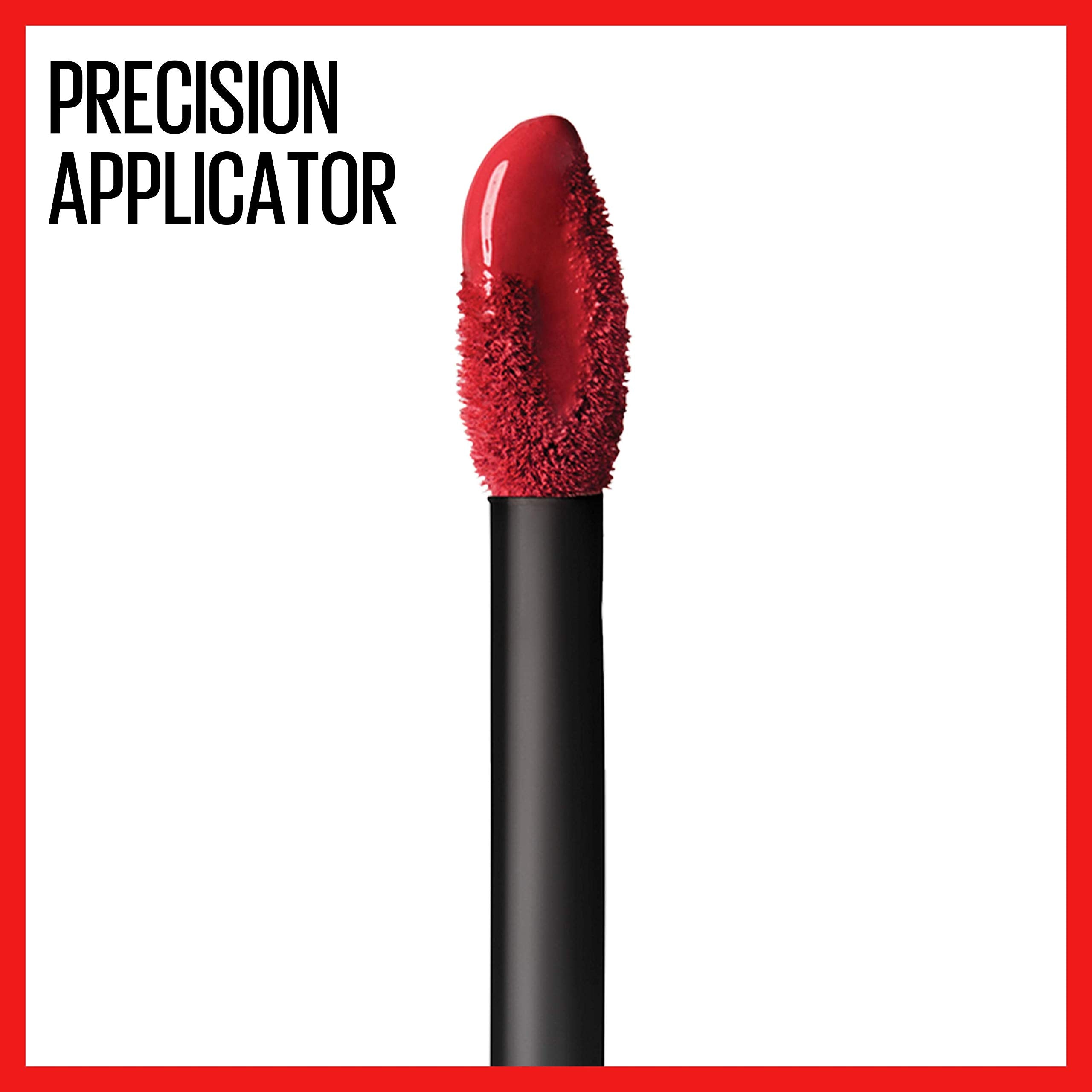 MAYBELLINE matte texture close-up highlighting velvety finish and rich color