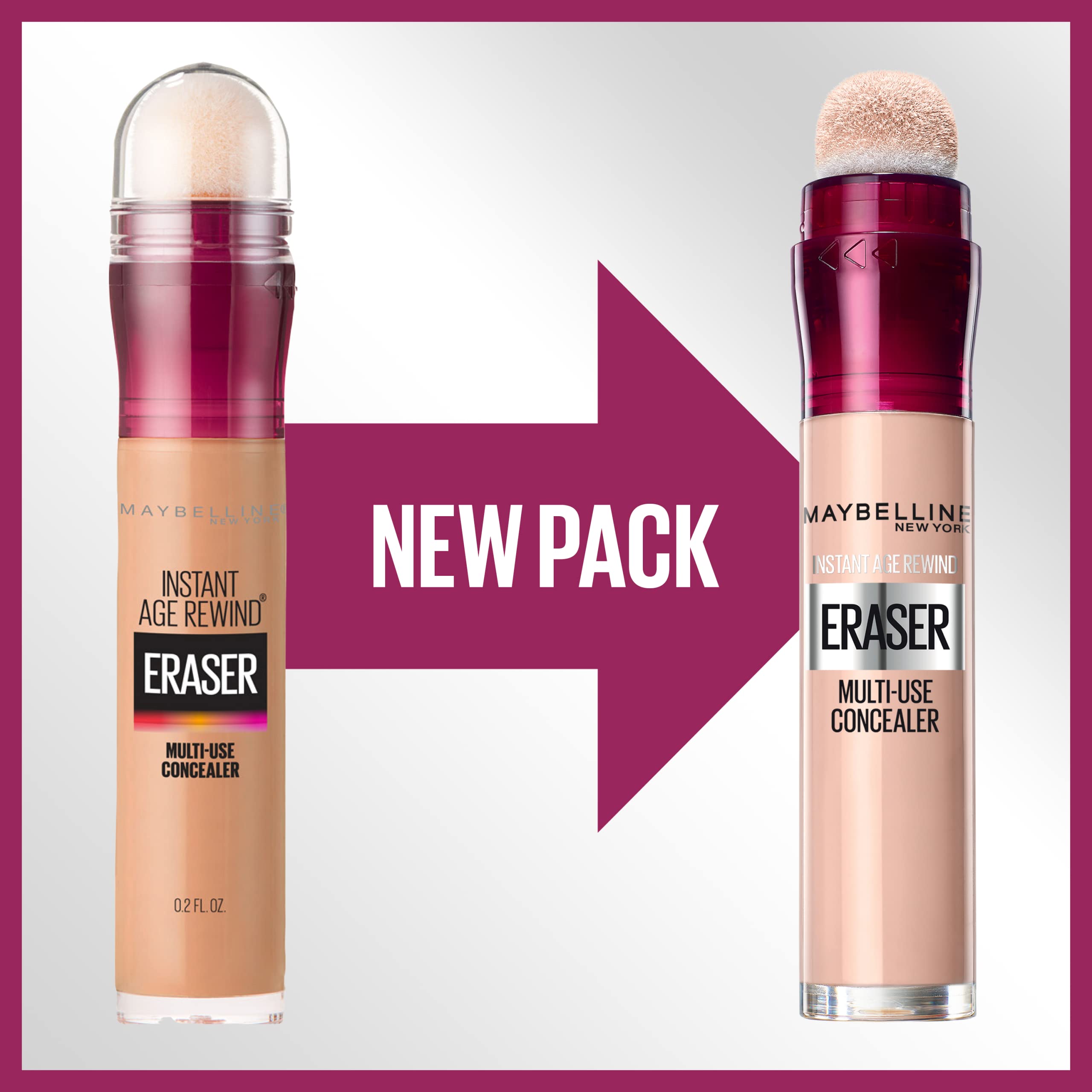 Maybelline three shades displayed for contouring and highlighting