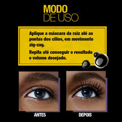 MAYBELLINE tube and cap detail highlighting durable applicator design