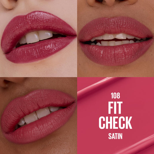 MAYBELLINE open tube with lip-hugging bullet for precise application
