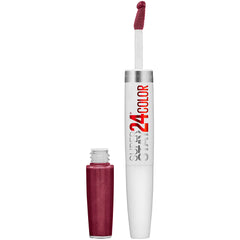 Maybelline Unlimited Raisin front tube showing deep purple color and lasting benefit