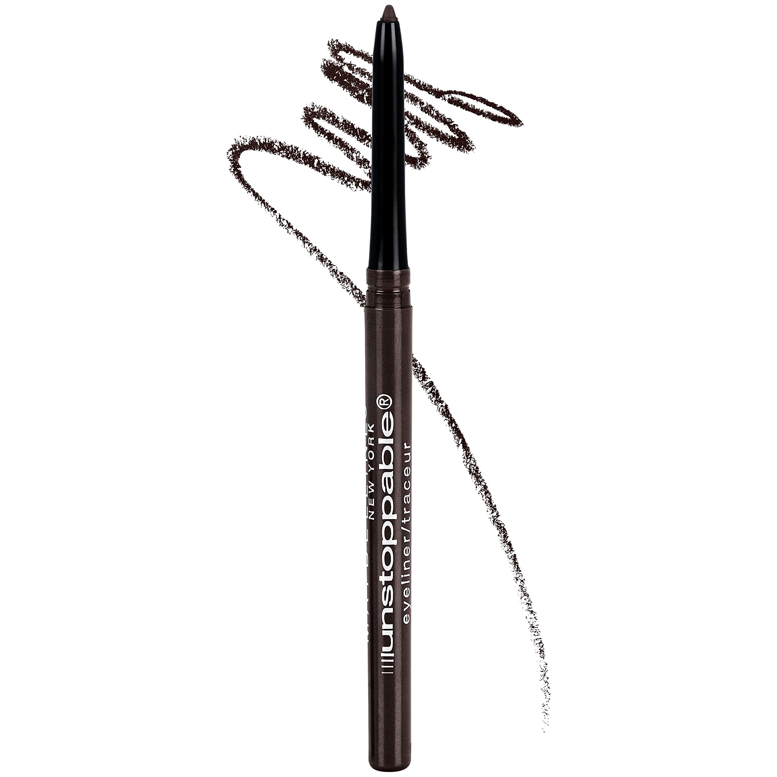 Maybelline Unstoppable front packaging showing espresso shade benefit long wear