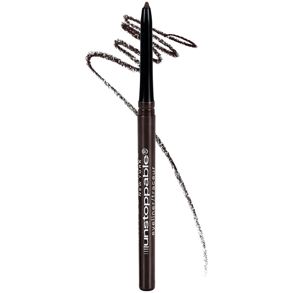 Maybelline Unstoppable front packaging showing espresso shade benefit long wear