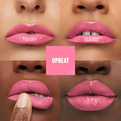 MAYBELLINE glossy liquid texture close-up highlighting intense pigment