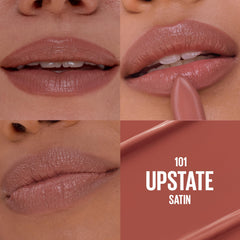 MAYBELLINE lip-hugging bullet close-up for precise application benefit