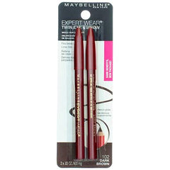 MAYBELLINE demo of brow filling with pencil and spoolie showing natural definition