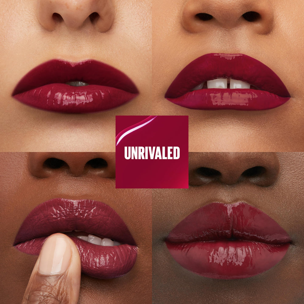 Maybelline texture swatch illustrating rich pigment and smooth consistency benefit