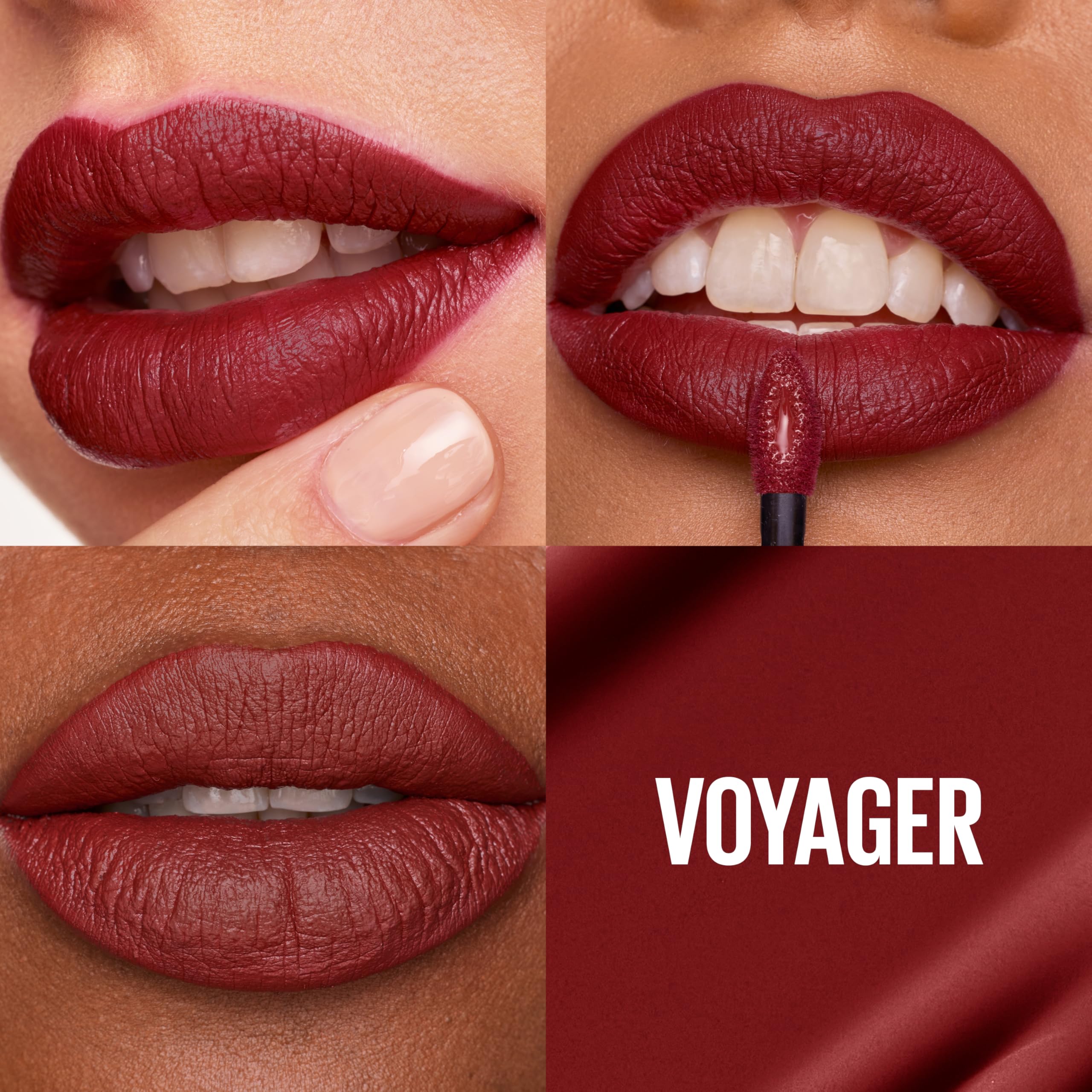 MAYBELLINE Voyager arrow applicator close-up for precise lip shaping