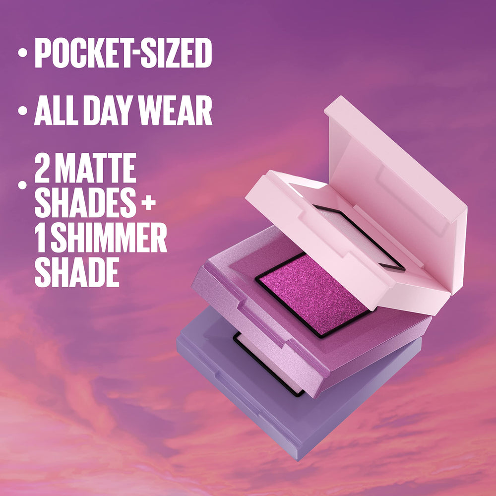 Maybelline open trio view revealing two mattes and one shimmer for versatility