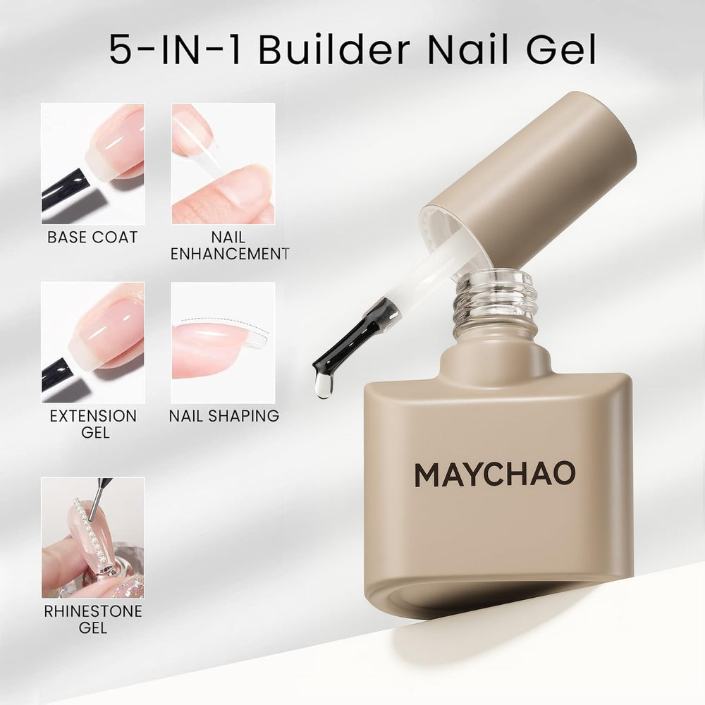 MAYCHAO brush and cap detail demonstrating easy application control benefit