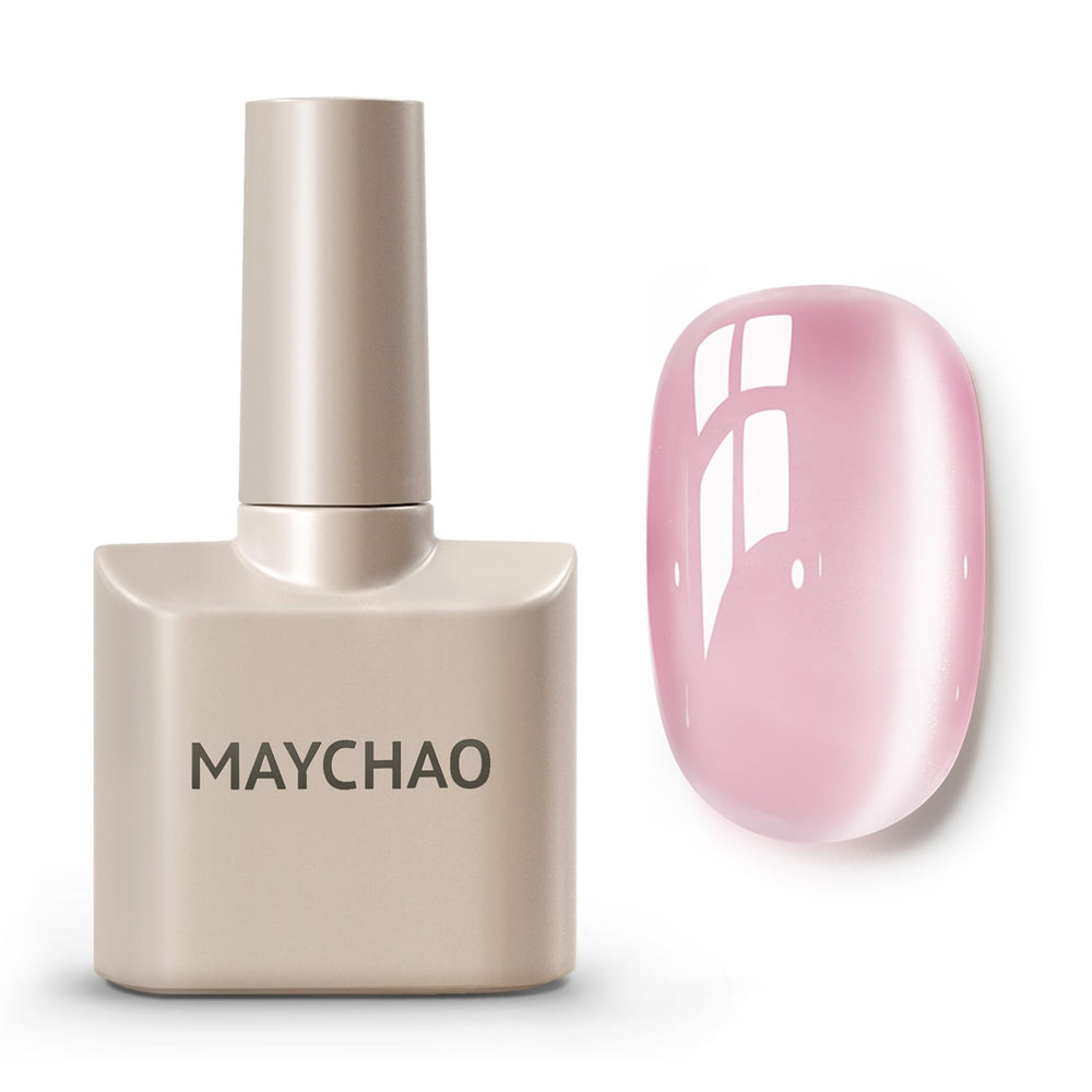 MAYCHAO front label 15ml bottle showing brand and jelly pink color for clarity