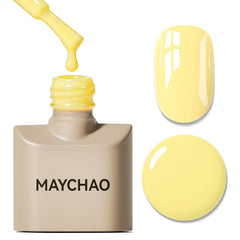 MAYCHAO front bottle showing bright goose yellow and readable label for easy selection