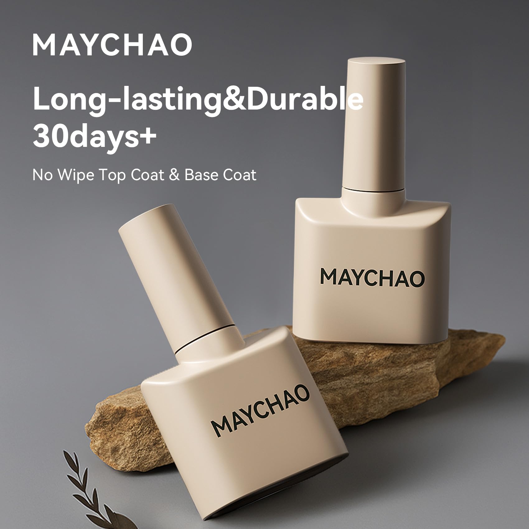 MAYCHAO staged manicure lifestyle scene showing salon-grade results