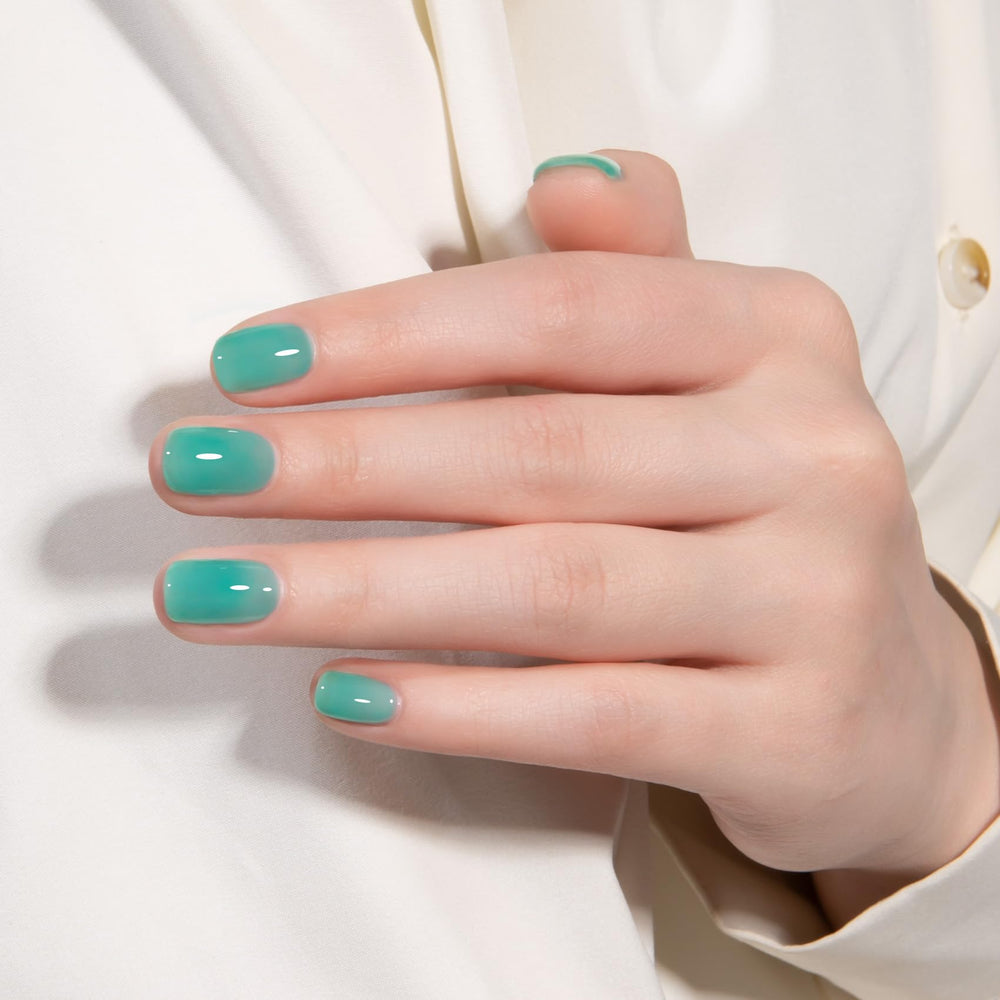 MAYCHAO layered nail art example showing buildable color and creative options