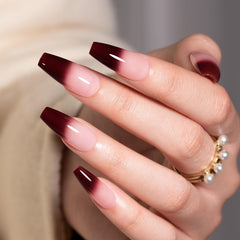 maychao on-nail close-up showing ombré effect and natural depth
