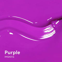 MAYCHAO purple brush stroke close-up showing smooth opacity and coverage