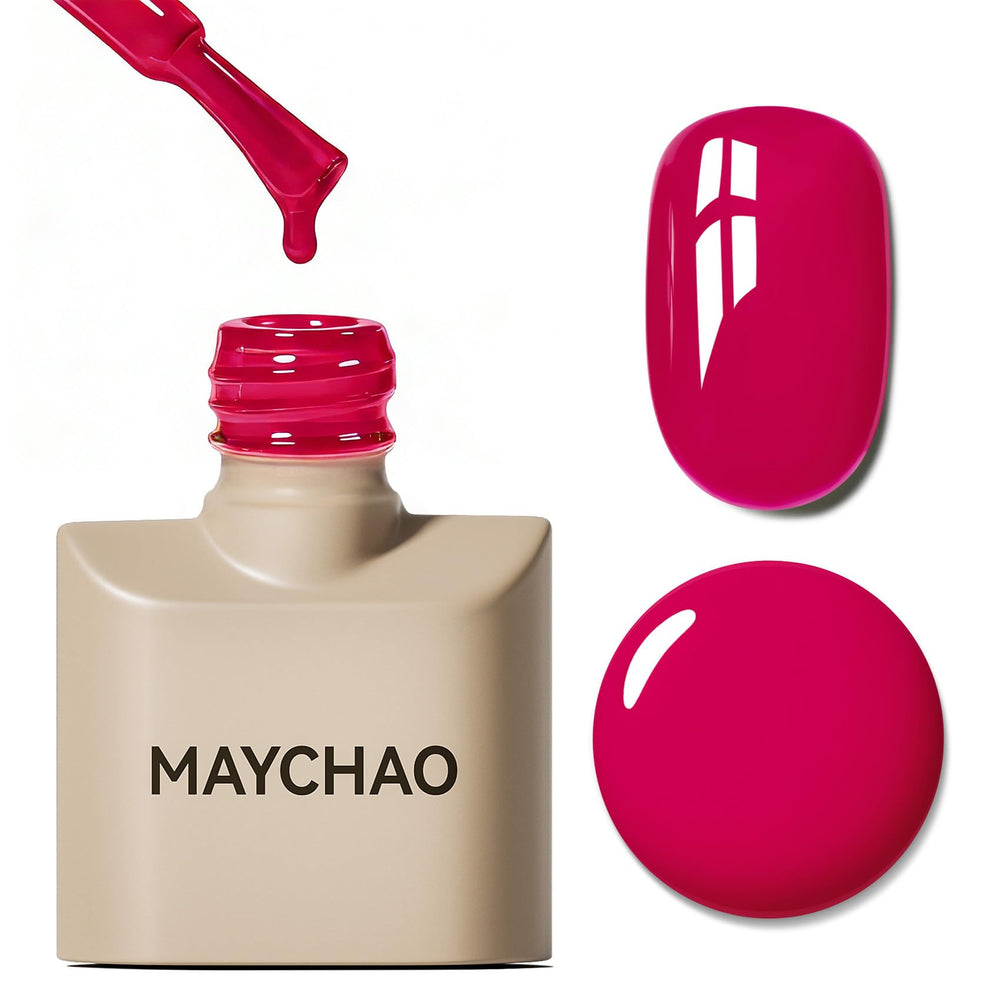 MAYCHAO front bottle view showing color and label, showcases polished finish