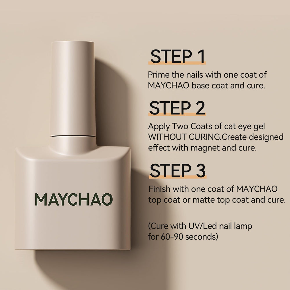 MAYCHAO salon manicure in use on hands demonstrating professional-looking results benefit
