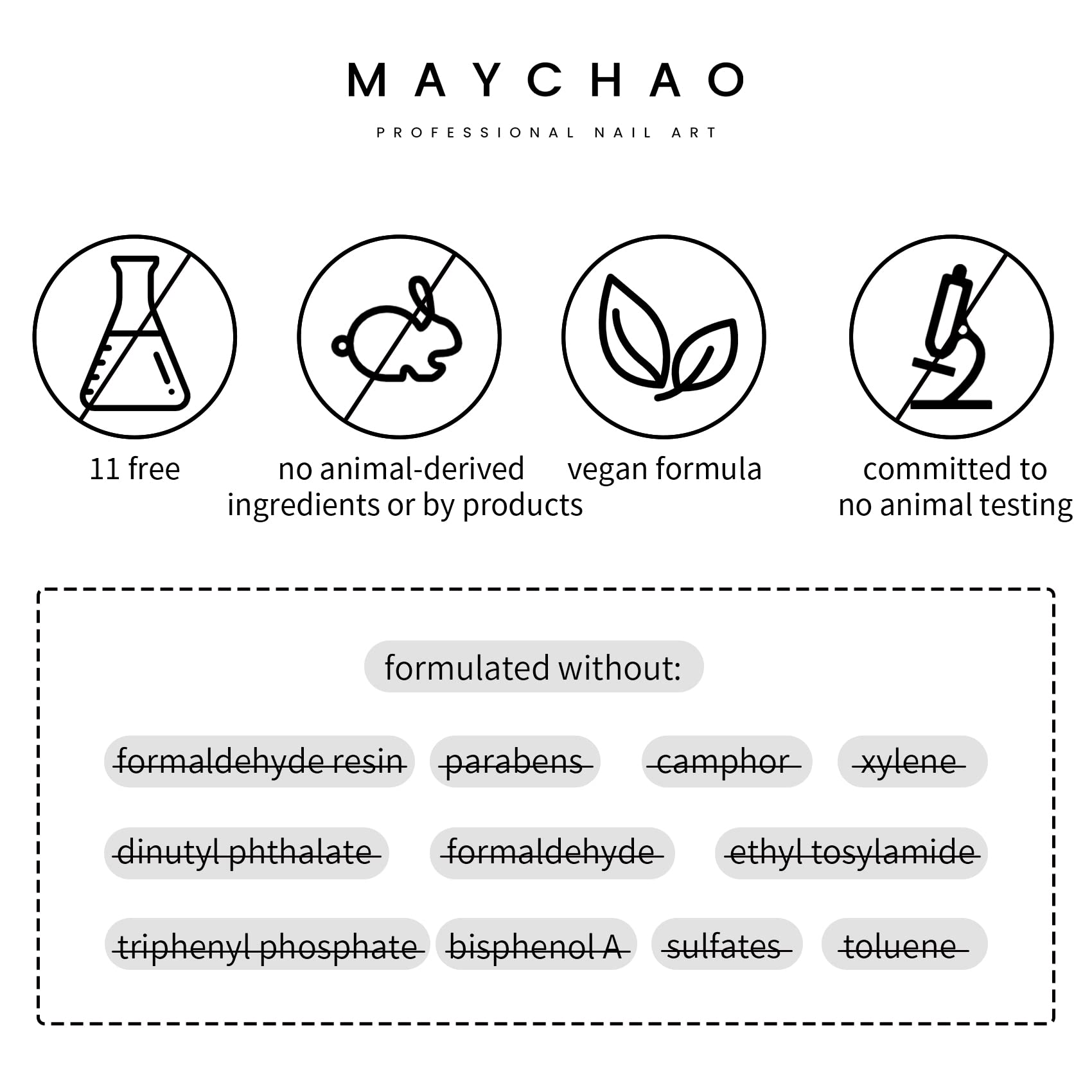 MAYCHAO bottle beside a coin showing 15ml scale for easy size comparison