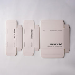 MAYCHAO two 15ml bottles next to ruler illustrating compact travel size