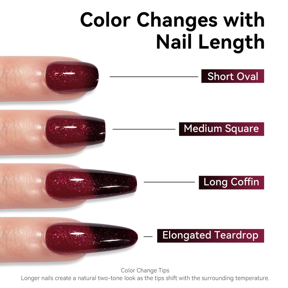 MAYCHAO color swatch fan highlighting pigment range and selection benefit