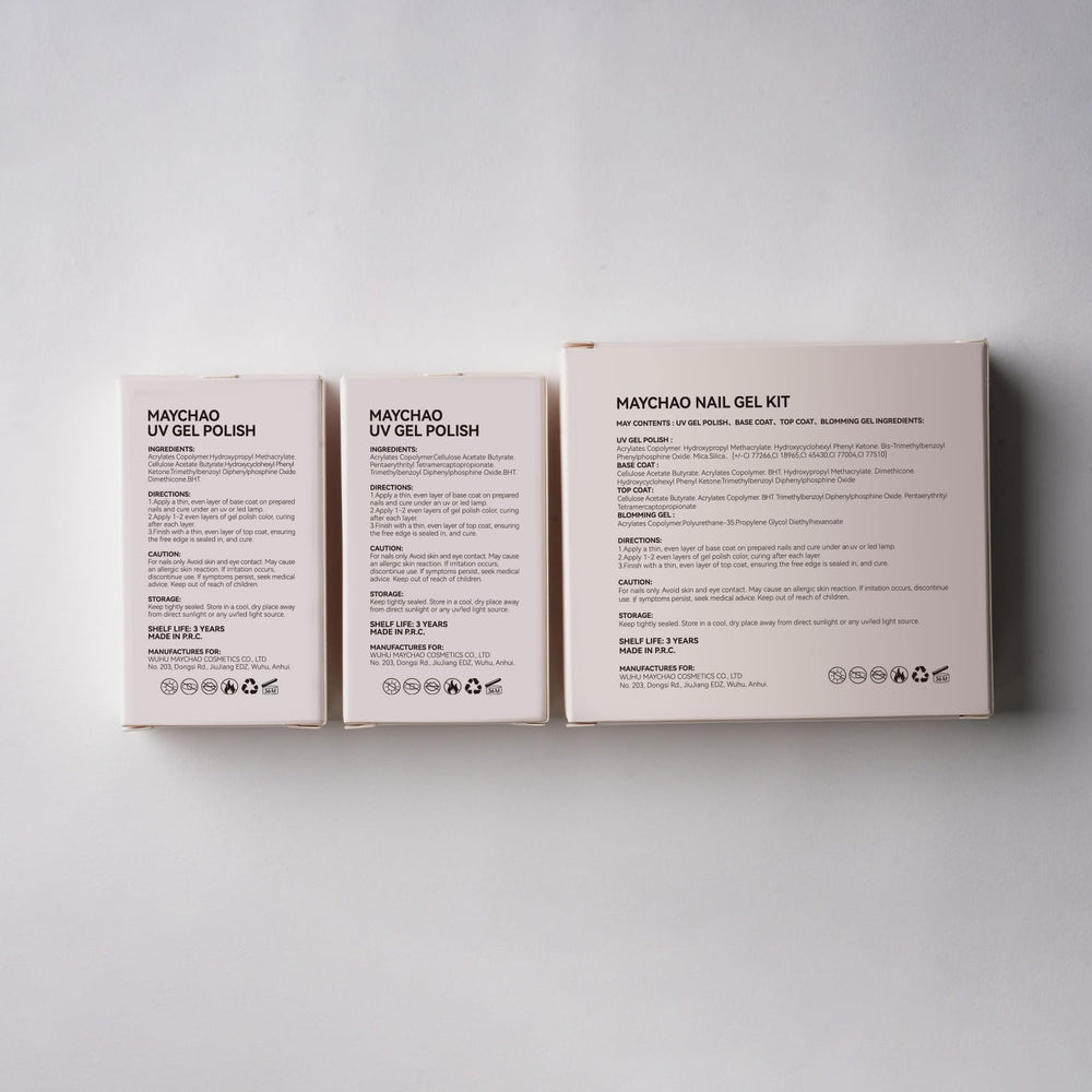 MAYCHAO bottles in a small pouch showing travel-ready convenience