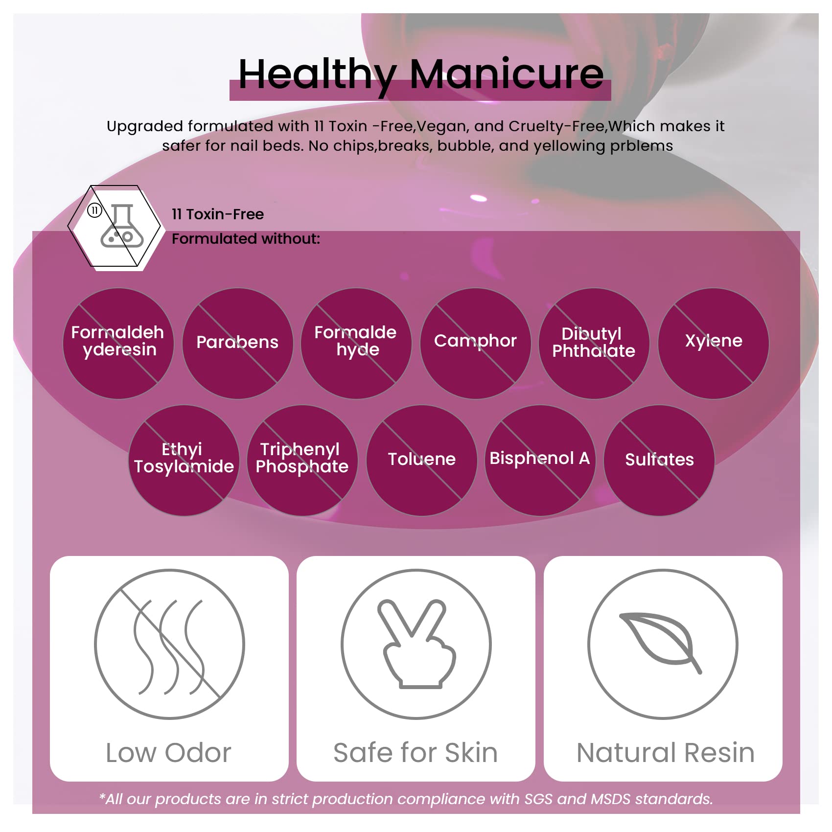 MAYCHAO soak-off removal demo showing gentle acetone softening benefit