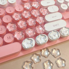 MayeBridge front packaging showing flower keycaps and benefits