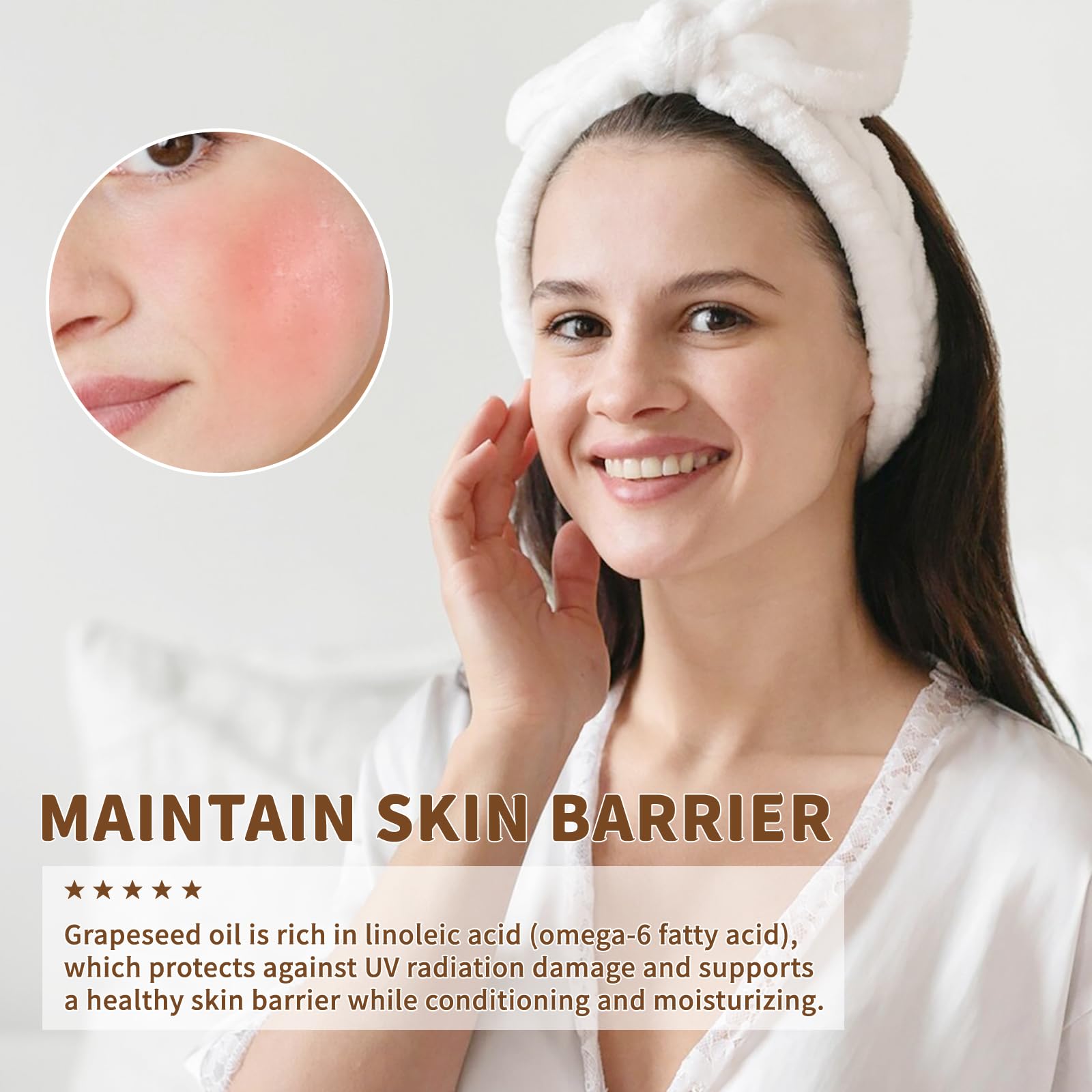 MAYJAM oil applied to hair ends illustrating added shine and frizz control