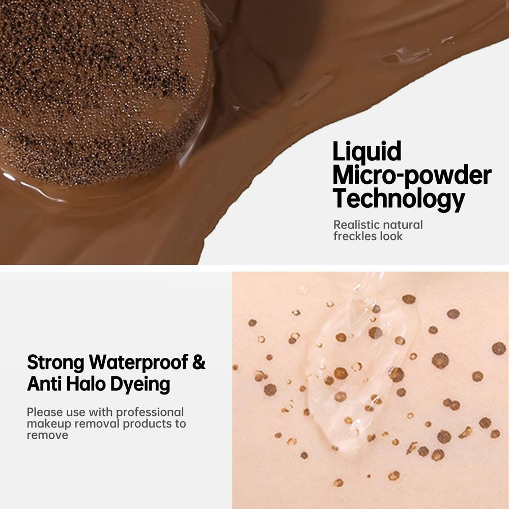 MAYKOO freckle cushion set with spray showing long-lasting, waterproof benefit