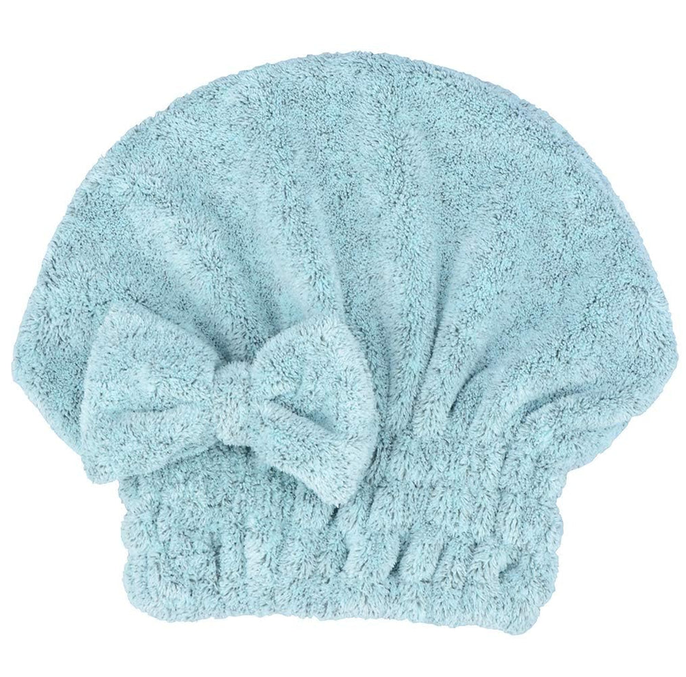 MAYOUTH cap on model with curly hair protecting curls and reducing frizz