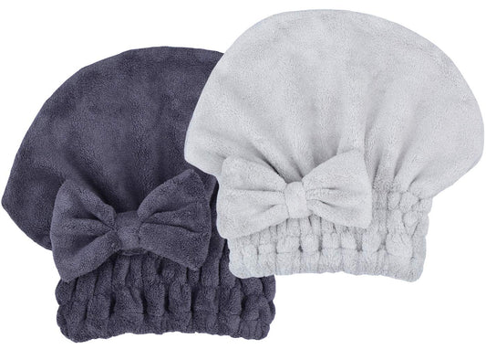 MAYOUTH front view bow-knot wrap showing secure fit and fast drying benefit