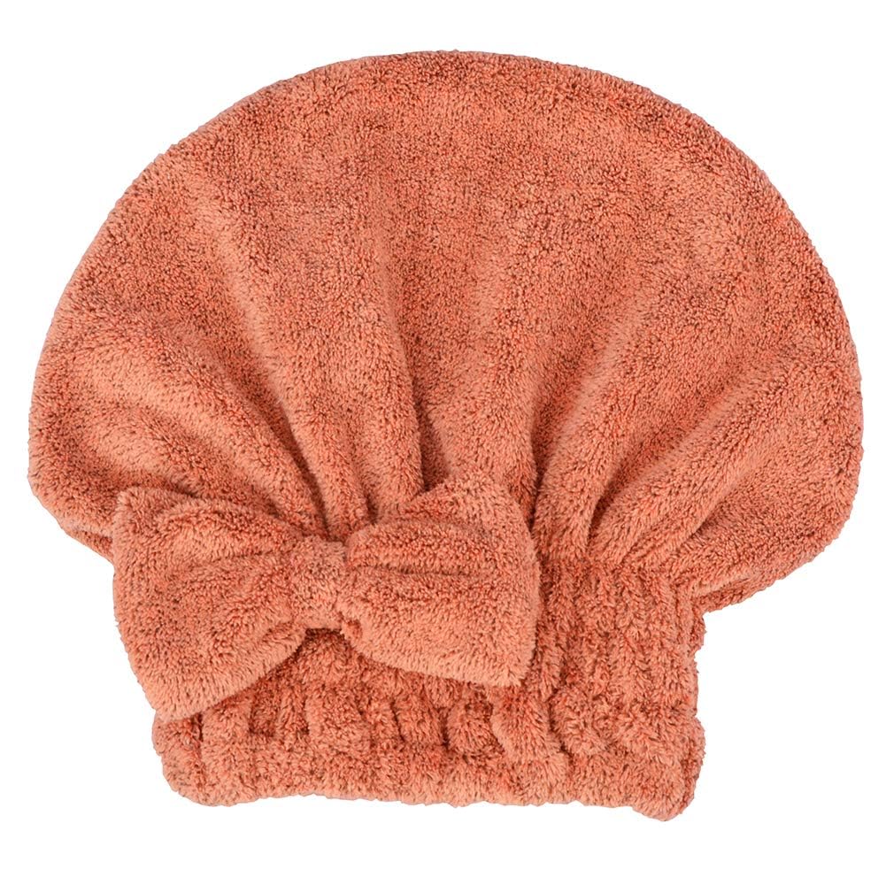 MAYOUTH turban in use after shower holding hair for hands-free routines