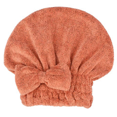 MAYOUTH turban in use after shower holding hair for hands-free routines