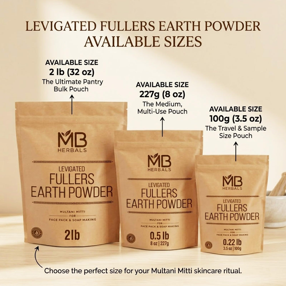 MB Herbals product label close-up showing ingredient simplicity and purity