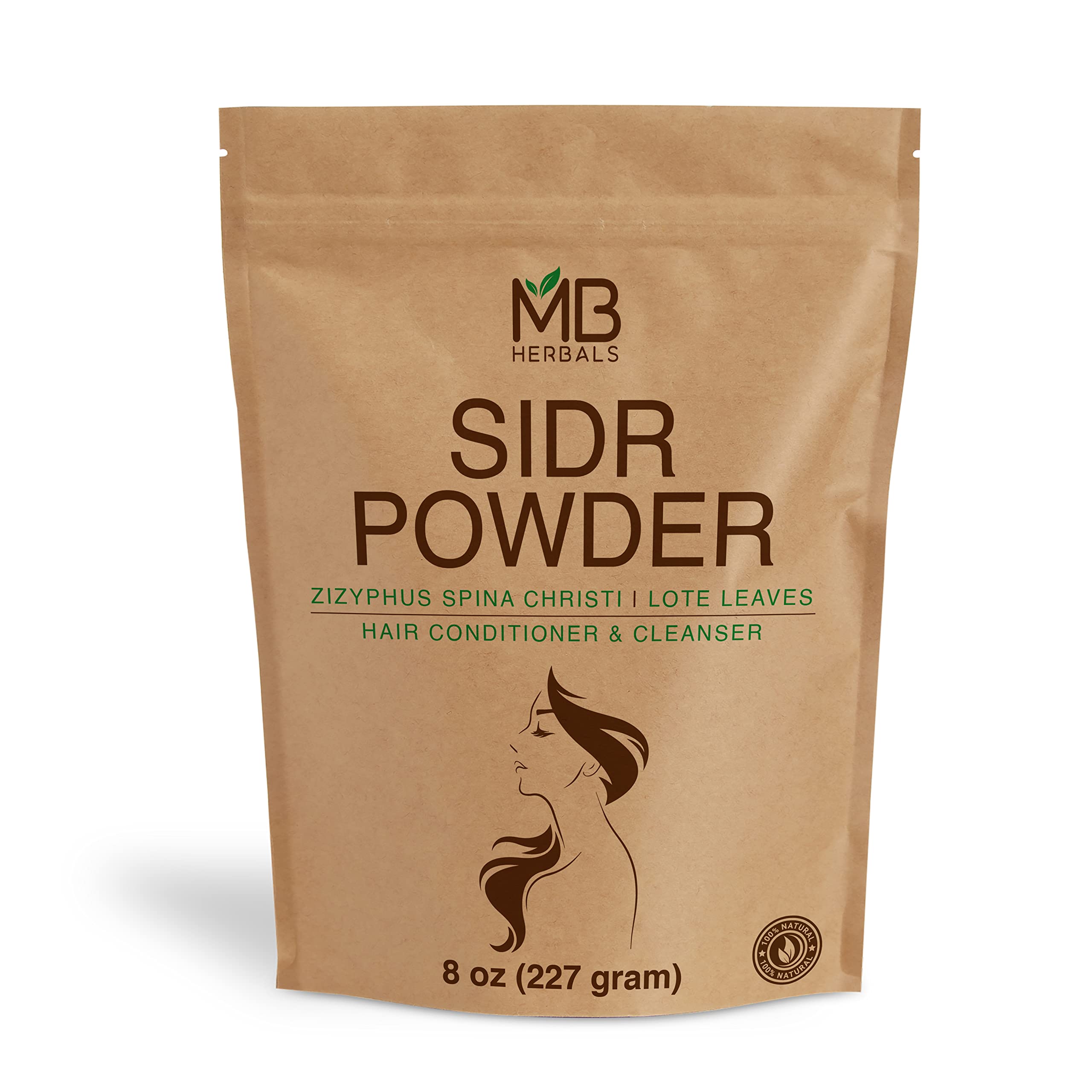 MB Herbals Sidr front packaging showing product label and net weight