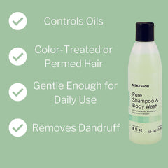 McKesson bathroom lifestyle scene showing family-friendly product simplifying routines benefit