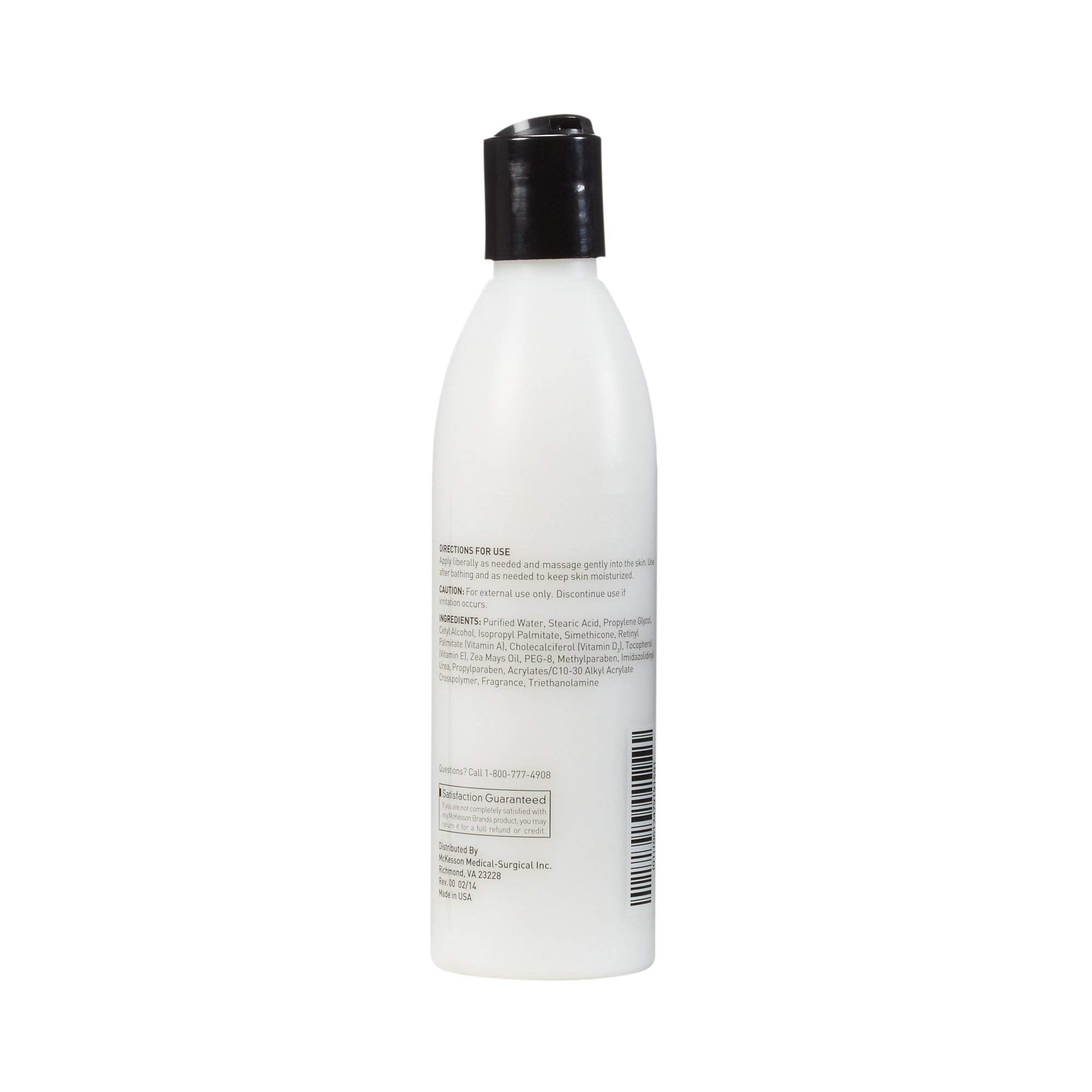 McKesson bottle on bathroom shelf conveying everyday routine freshness