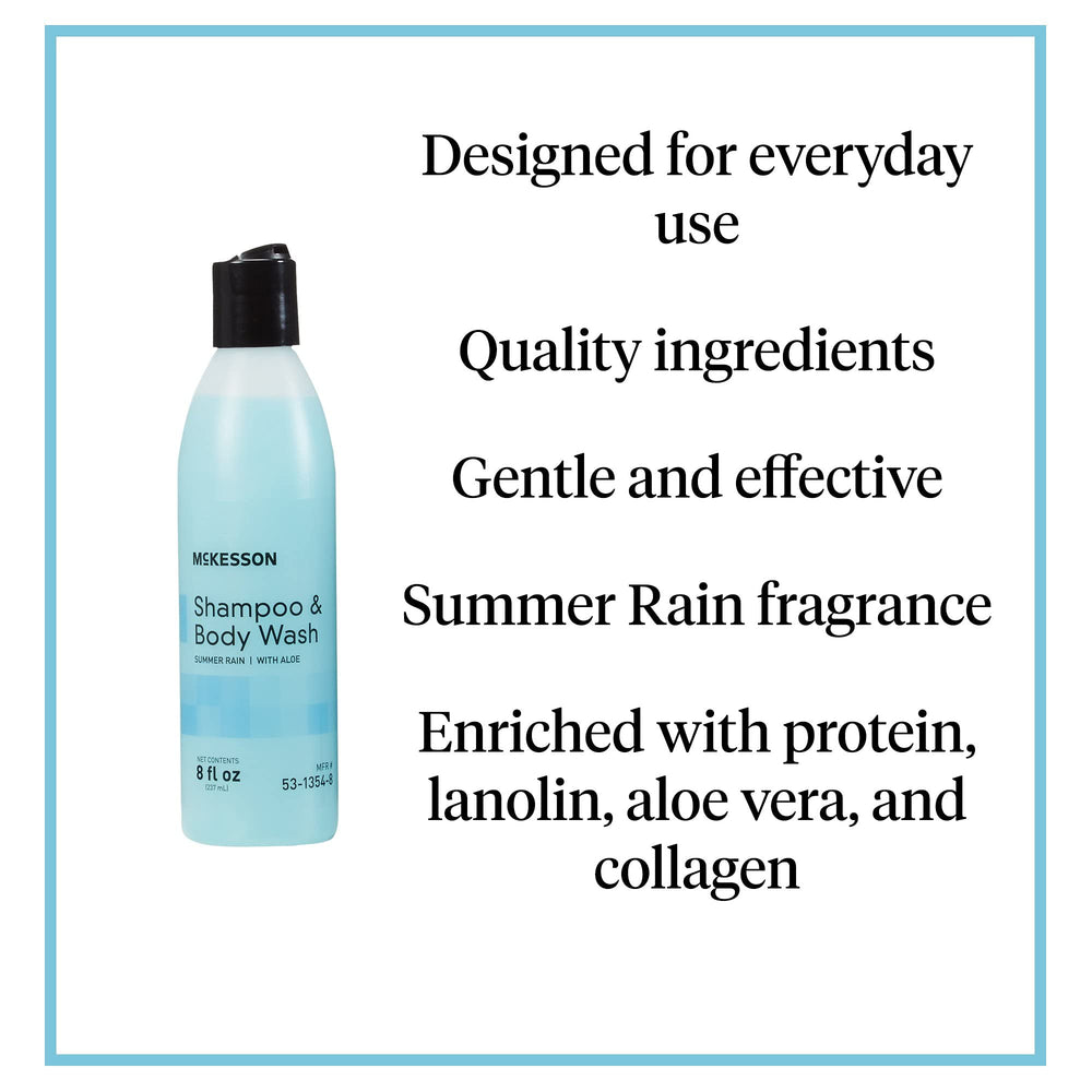 McKesson creamy lather texture demonstrating gentle cleansing benefit